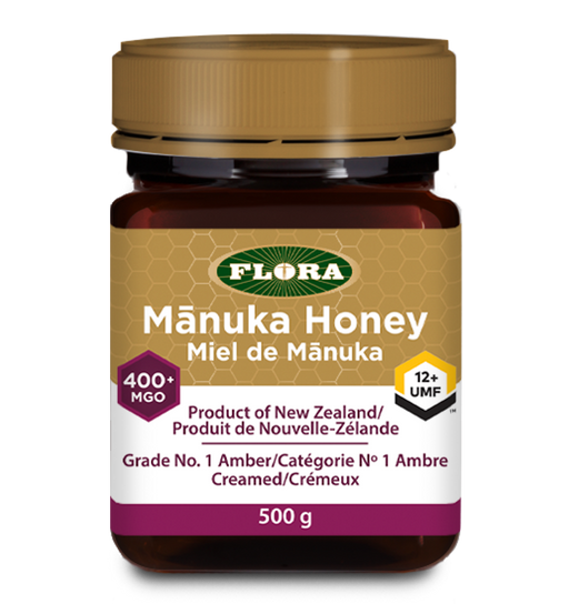 Manuka Honey MGO 400+ (12+ UMF) by Flora 500g