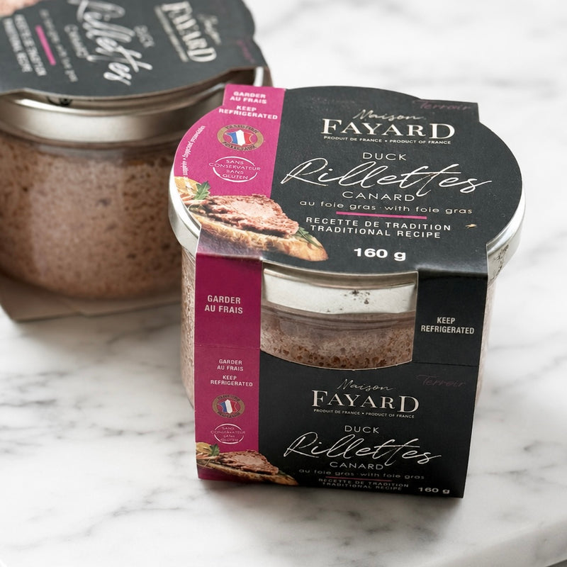 Maison Fayard Duck Rillettes with Foie Gras 160g