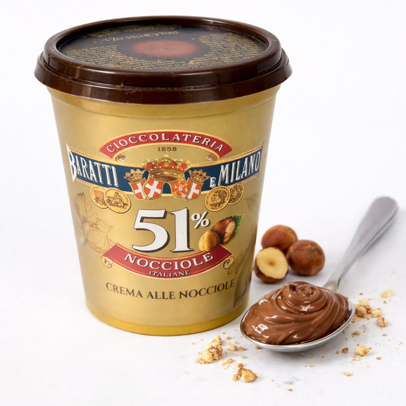Baratti & Milano 51% Nocciole Crema 200g