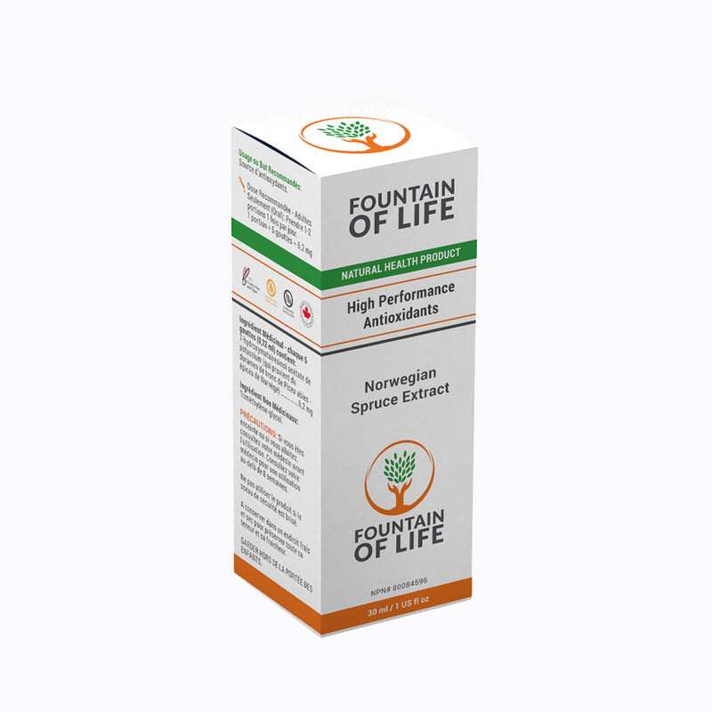 Fountain of Life Spruce Tree Extract 30 ml – Norwegian Spruce Lignan Extract