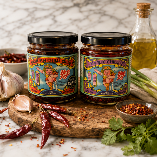 Yep Chilli Crisp & Garlic Chilli Oil 160 g