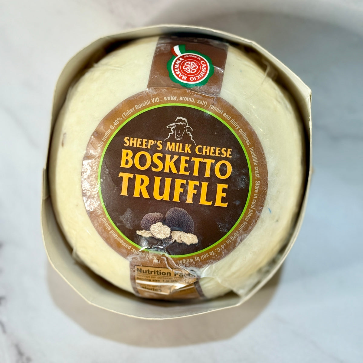 Boschetto Al Tartufo Cheese | Italian cheese w/ truffles - CheesyPlace ...