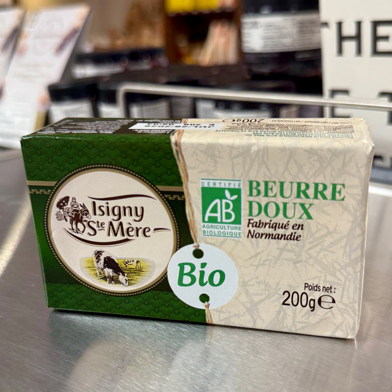 Isigny Ste Mère Organic Unsalted Butter 200g