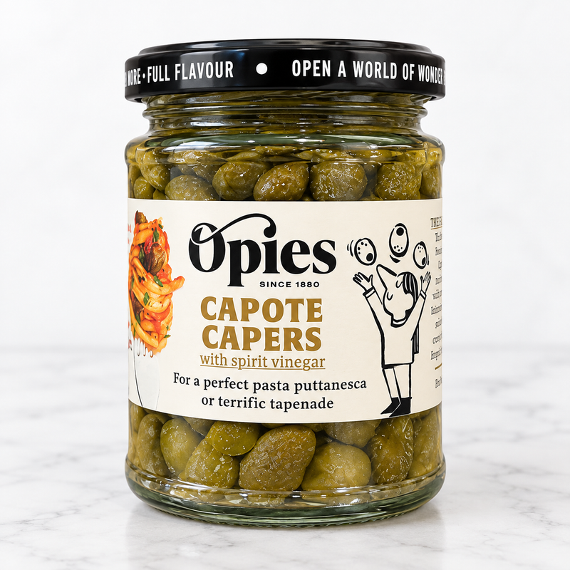Opies Capote Capers with Spirit Vinegar