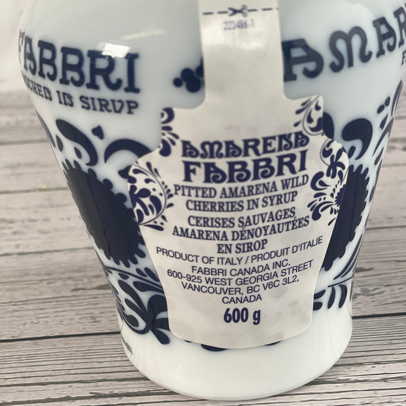 Fabbri Pitted Wild Amarena Cherries in Syrup 600g