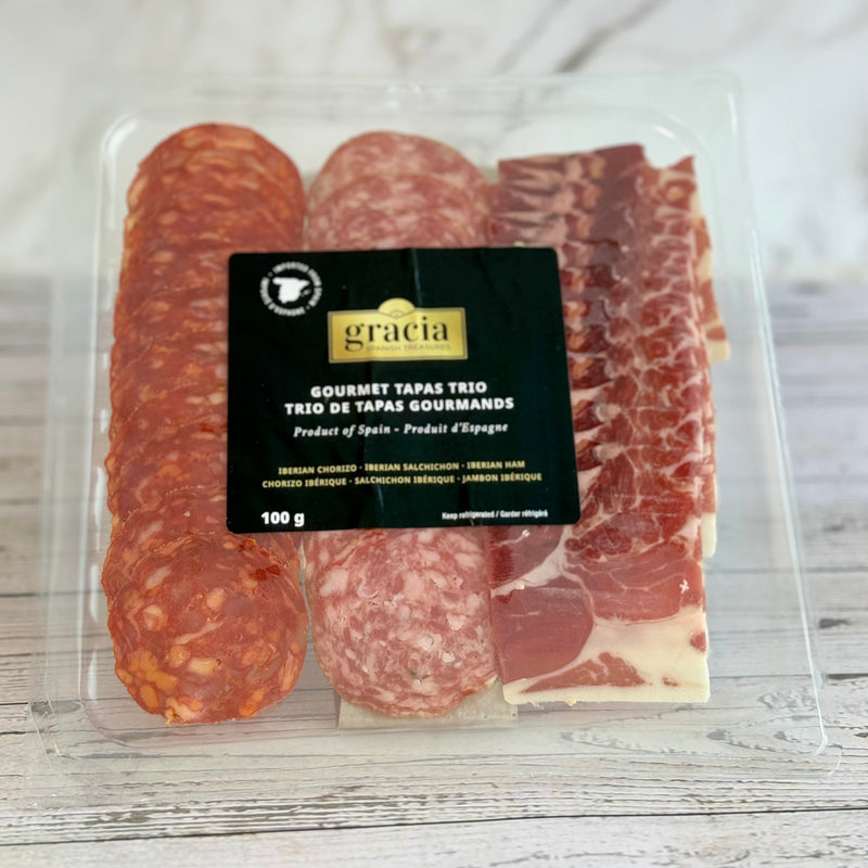 Gracia Spanish Gourmet Tapas Trio Sliced 100g