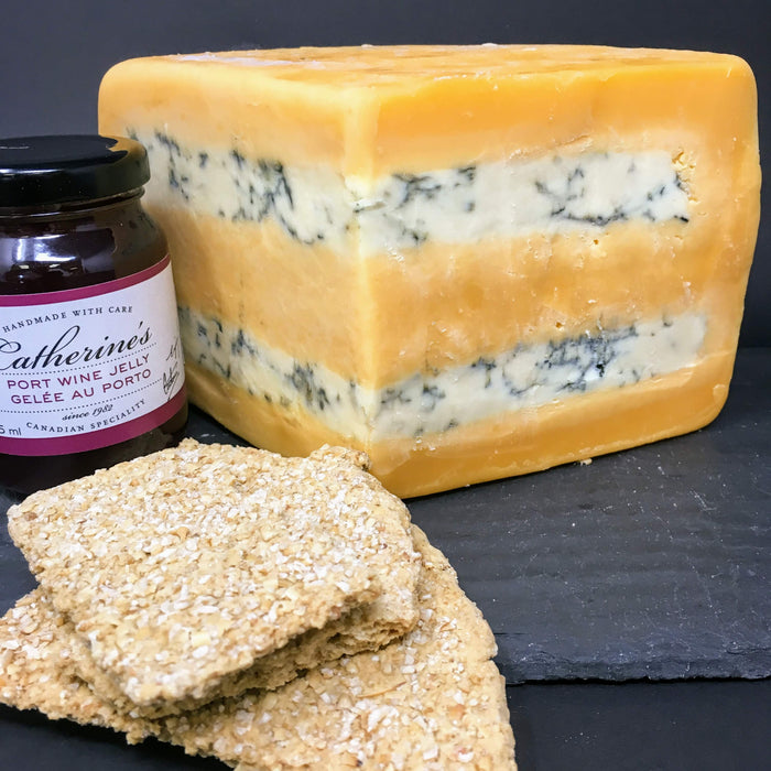 Double Gloucester with Stilton Cheese-Cheesyplace.com