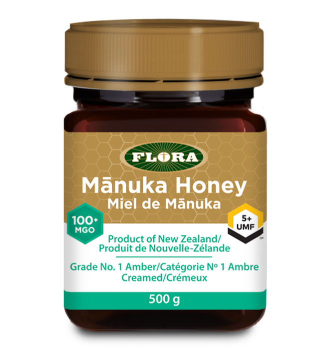 Manuka Honey MGO 100+ (5+ UMF) by Flora 500g