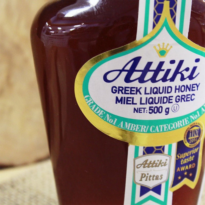 Attiki Greek Liquid Honey 500 g - Cheesyplace.com
 - 2