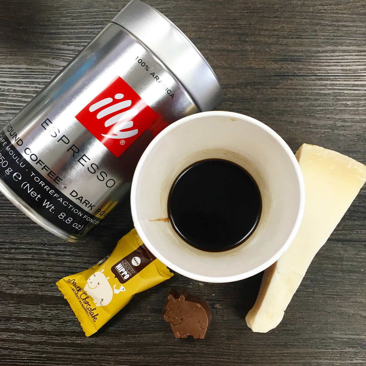 Illy Espresso Ground Coffee-Dark (250g) fine coffee from CheesyPlace